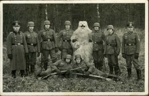 Failure to find a real Yeti didn't stop German soldiers staging this photo